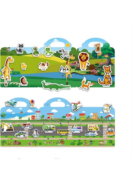 Turuncu Tarzı Çocuklar Çizgi Film Komik Hayvan Böcek Okyanus Öğrenme Algı Sahne Stickerlar Kendin Yap Etiket Kitabı Eğitici Oyuncaklar - Turkish (Yurt Dışından) indirimleri