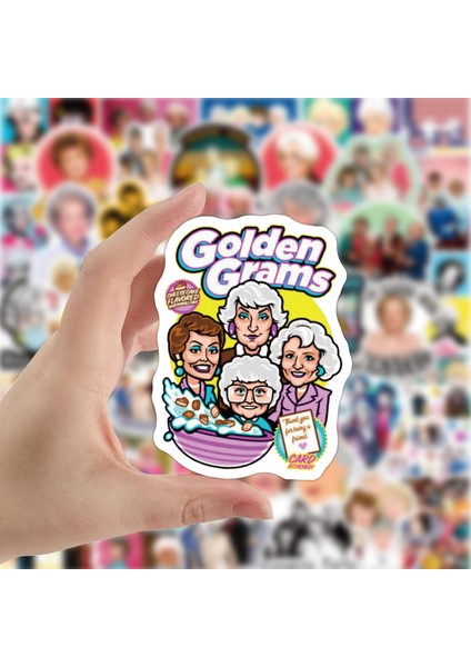 A-10 Adet-Rastgele Tarzı Pcs Kal Golden Kız Anime Sticker Graffiti Su Geçirmez Dıy Snowboard Kask Laptop Kayak Stil Vinyl Çizgi Film Kız Sticker (Yurt Dışından) indirimleri