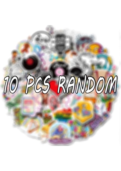 10 ADET-178 Tarzı Pcs Sevimli Kaya Sticker Müzik Retro Grup Valizi Için Dıy Gitar Motosiklet Dizüstü Bilgisayar Bagaj Kaykay Etiketler Çıkartma F3 (Yurt Dışından)