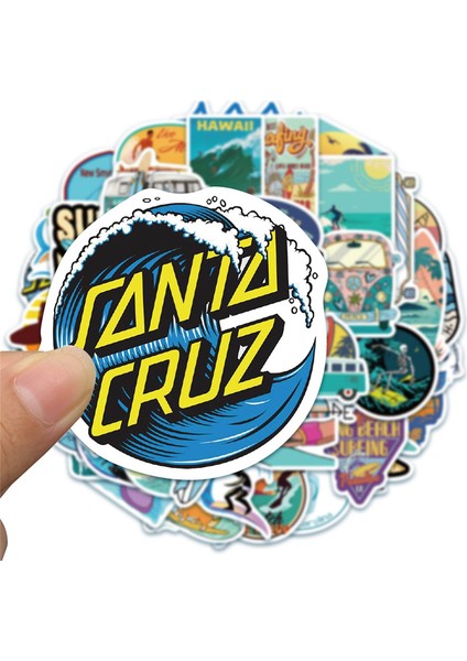 Yaz Sörf Çıkartması Plaj Seyahat Grafiti Sörf Çıkartmaları Valiz Sörf Tahtası Dizüstü Bilgisayar Bisiklet Tablet Su Şişesi Için Dıy (Yurt Dışından) modelleri