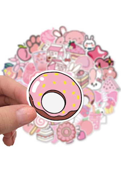 50 Adet Tarzı Kız Çocukları Için Çanta Laptop Kaykay Bisiklet Sırt Çantası Oyuncak Sticker Hediye Çıkartması (Yurt Dışından)
