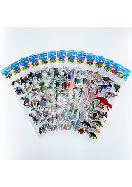 S Tarzı Çocuklar Için Farklı Bol 3D Balon Köpük Etiketler Prens ve Hayvan Araba Dıy Defter Etiket Oyuncakları (Yurt Dışından)