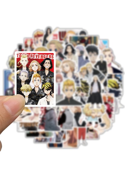 CS02-1 50 Adet Stil Pcs Tokyo Revengers Stikers Anime Manjiro Sano Ken Ryuguji Mikey Draken Keisuke Baji Takashi Mitsuya Pvc Stickers Hediye (Yurt Dışından) fiyatları