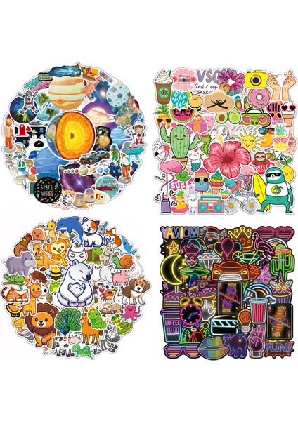 80 Baykuş Tarzı Çocuklar Için Harika Uzay Sticker Oyuncakları Ufo Astronot Roket Gezegen Sticker Etiketler Kaykay Araba Laptop Bisiklet Üzerinde (Yurt Dışından)