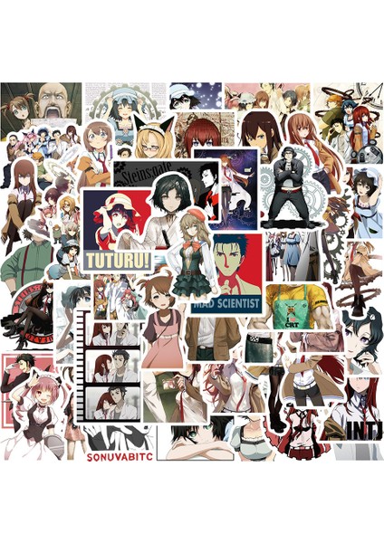 10 ADET-FE041 Stili Çocuk Oyuncakları Için Pcs Steıns;gate Elıte Anime Sticker Gitar Motosiklet Valiz Çanta Graffiti Sticker (Yurt Dışından) modelleri