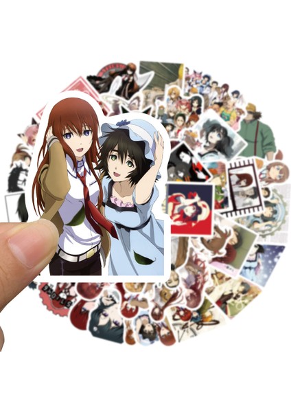 10 ADET-FE041 Stili Çocuk Oyuncakları Için Pcs Steıns;gate Elıte Anime Sticker Gitar Motosiklet Valiz Çanta Graffiti Sticker (Yurt Dışından) indirimleri