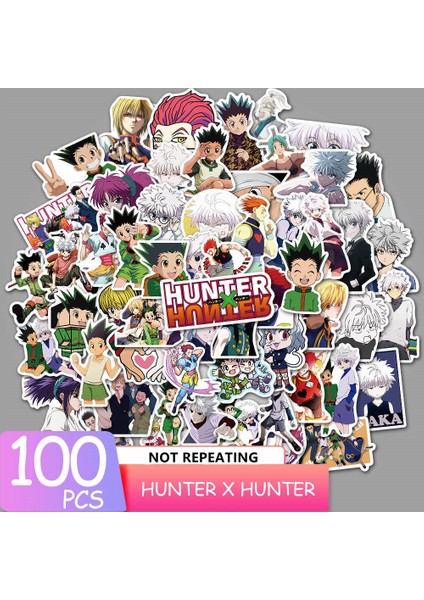 Çoklu Stil Anime Sticker Şeytan Öldürücü Avcı x Graffiti Kendin Yap Valiz Laptop Kaykay Telefon Etiket Sticker Oyuncakları (Yurt Dışından)