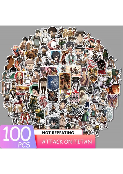 Çoklu Stil Anime Sticker Şeytan Öldürücü Avcı x Graffiti Kendin Yap Valiz Laptop Kaykay Telefon Etiket Sticker Oyuncakları (Yurt Dışından)