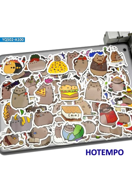 Karikatür Sevimli Şişman Kediler Kawaii Eğlenceli Stickerlar Kızlar Çocuklar Öğretmen Okul Hediye Kendin Yap Mektup Günlüğü Scrapbooking Çıkartma (Yurt Dışından)