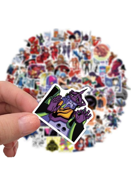 50 Adet Tarzı Çocuk Grafiti Kaykay Bilgisayar Defter Araba Sticker Oyuncak Kask Etiketleri Için Evangelion Japon Anime Çizgi Film Çıkartmaları (Yurt Dışından) indirimleri
