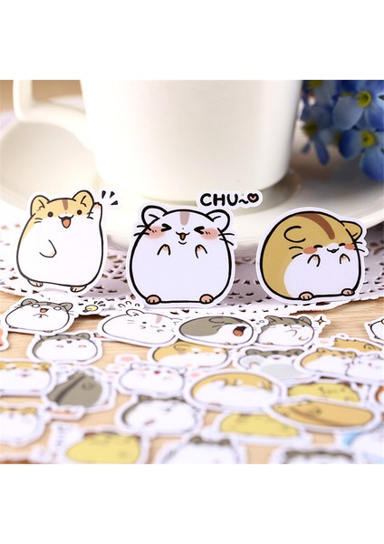 Hamster'ın Ingiliz Ifadesi Sticker Çocuk Dıy Laptop Su Geçirmez Kaykay Moto Telefon Araba Oyuncak Scrapbooking Etiketler - E Ticaret Için Türkçe Başlık (Yurt Dışından)