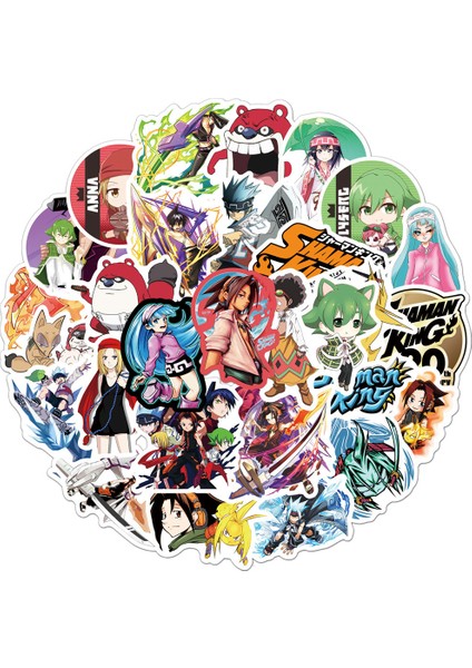 Su Geçirmez Bagaj Dizüstü Bilgisayar Gitar Bisiklet Için Komik Dıy Sticker Klasik Oyuncaklar Için Anime Shaman-King Etiketler Amac: Yeniden Yazınız. (Yurt Dışından) fiyatları