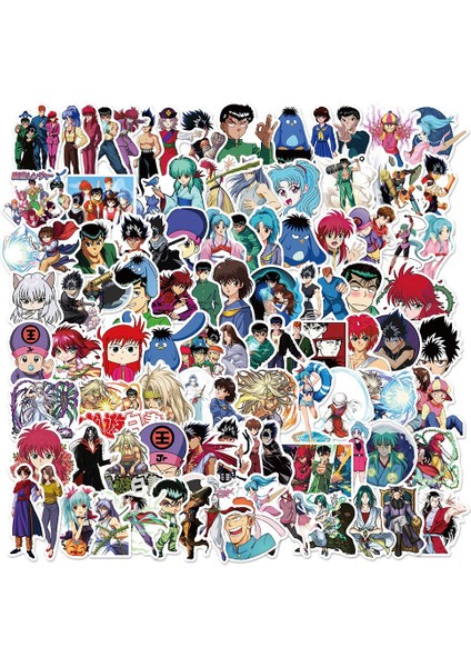 Deve Tarzı Anime Sticker Şeytan Öldürücü Avcı x Graffiti Kendin Yap Valiz Laptop Kaykay Telefon Etiket Sticker Oyuncakları (Yurt Dışından)