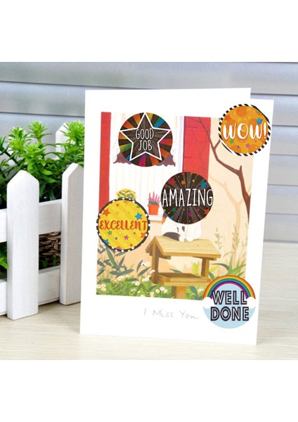 A-226 Stili Yeni Sevimli Kelimeler Ödül Motivasyonlu Stickerlar Çocuk Oyuncakları Rulo Okul Öğretmen Malzemeleri Sınıf Stickerları Çocuklar Için Hediye (Yurt Dışından)