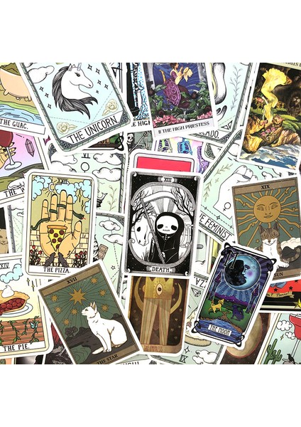 10 Adet Rastgele Parlak Stil Pcs Tarot Kart Grafiti Çıkartmaları Fal Çıkartmaları Bagaj Laptop Buzdolabı Motosiklet Kaykay Çıkartmaları Pegatinas (Yurt Dışından) modelleri