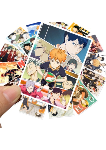 Q057 (25 Adet) Stili Pcslot Anime Japon Anime Haikyuu Çıkartmaları Araba Laptop Bisiklet Sırt Çantası Dıy Su Geçirmez Pvc Oyuncak Çıkartmaları (Yurt Dışından)