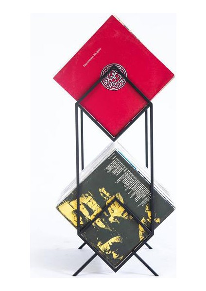 Pikaplık Plaklık CD Organizer Metal DVD Düzenleyici