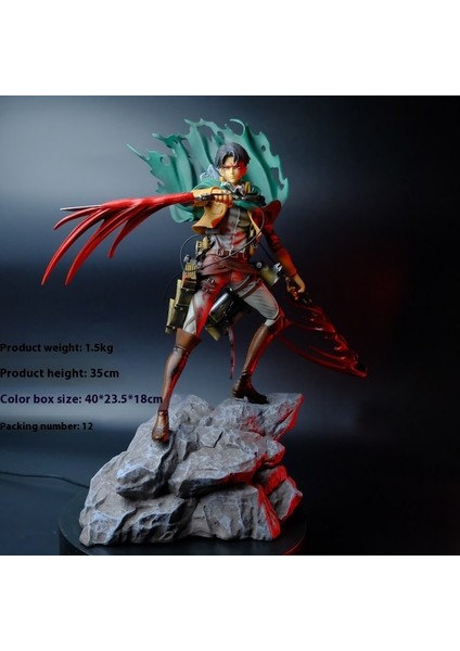 Attack On Titan Oyun El Modeli Süsleri Heykel Hediyesi Akını (Yurt Dışından)