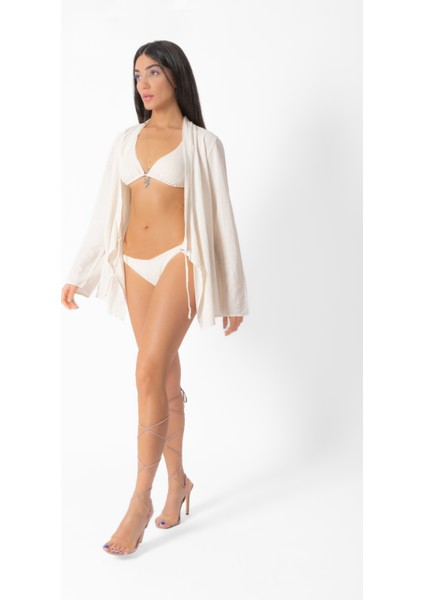 Sunbath Püsküllü Üçgen Bikini Üstü