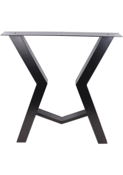 Metal Yemek Masası Ayağı Çalışma Masası Ayağı 1 Takım Siyah Renk