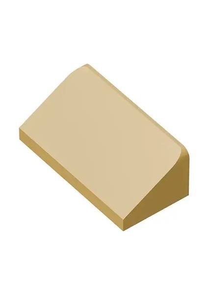 20PCS Moc Parçaları 85984 Eğim 30 ° 1 x 2 x 2/3 Uyumlu Tuğlalar Dıy Mble Yapı Taşları Parçacık Çocuk Bulma Beyin Oyuncak Hediye Renk: BEJ-20PCS (Yurt Dışından)