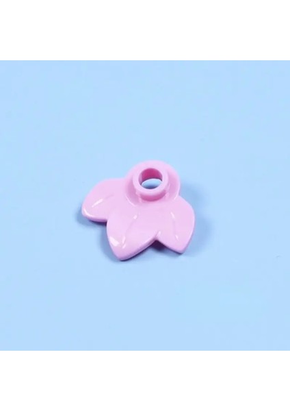 Moc Tuğlalar 32607 Bitki Plakası Tur 1x1 3 Yapraklı Kabak Ağacı Dıy Aydınlatma Blok Tuğlalar Uyumlu Tüm Marka Blokları Parçacıklar Renk: Pembe 100 Pcs (Yurt Dışından)