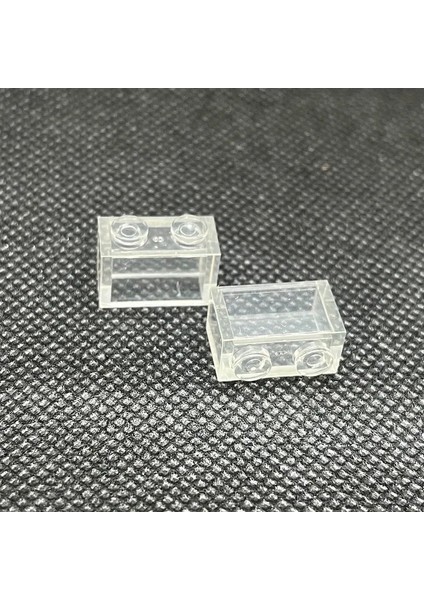40PCS/ÇANTA Küçük Parçacıklar Tuğlalar Şeffaf Net Tuğla 1x2 Yapı Bloğu Klasik Dökme Parçalar Aksesuarlar Çocuklar Için Oyuncaklar Renk: Şeffaf (Yurt Dışından)