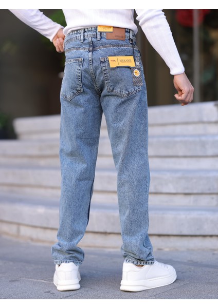 Erkek Baggy Fit Casual Denim Kot Pantolon modelleri