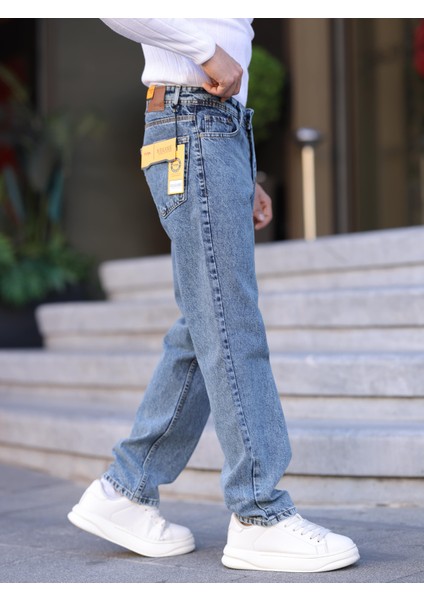 Erkek Baggy Fit Casual Denim Kot Pantolon fırsatları