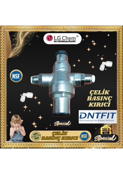 Ligth Gastro Dnt Fıttıngs 3/8 Çelik Basınç Kırıcı Su Arıtma Cihazları Için fiyatları
