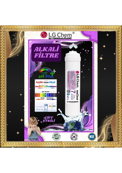 Ligth Gastro Lg Chem Çift Etkili Alkali Ph Filtresi Su Arıtma Cihazları Için