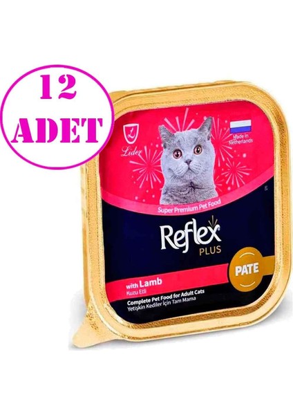 Pate Kuzulu Kedi Konservesi 85 gr 12 Ad