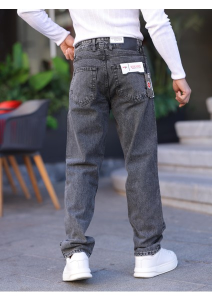 Erkek Baggy Fit Casual Denim Kot Pantolon