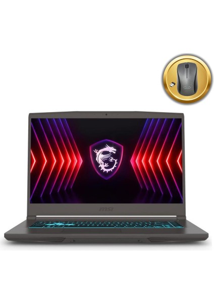 Msı Thın 15 I7 12650H 16GB 512GB M.2 SSD B12UC-1479XTR Atl5 15.6" Fdos Oyuncu Bilgisayar+Mouse