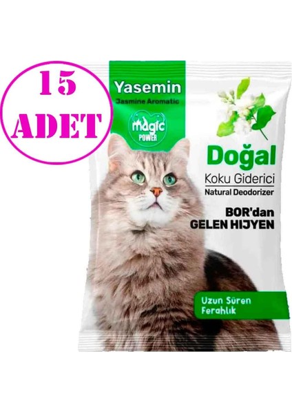 Magic Power Kedi Kumu Koku Giderici Yasemin 25 gr 15 Ad