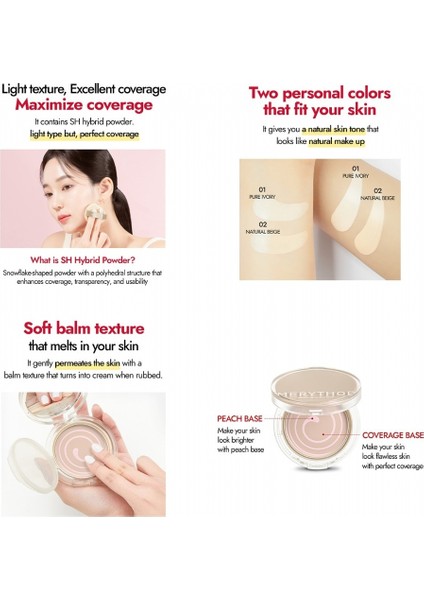 Reelcover Melting Pact 02 Natural Beige SPF50+PA++++ - Yağlı Ciltler Için Yüksek Kapatıcı Fondöten