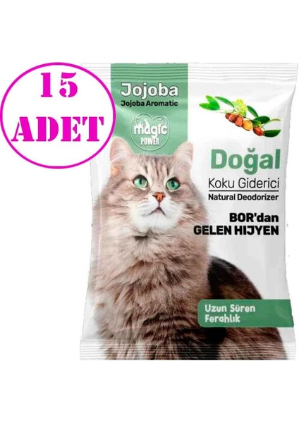 Magic Power Kedi Kumu Koku Giderici Jojoba 25 gr 15 Ad