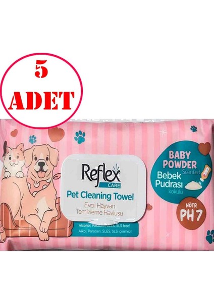 Temizleme Mendili 50'li Pk 5 Ad