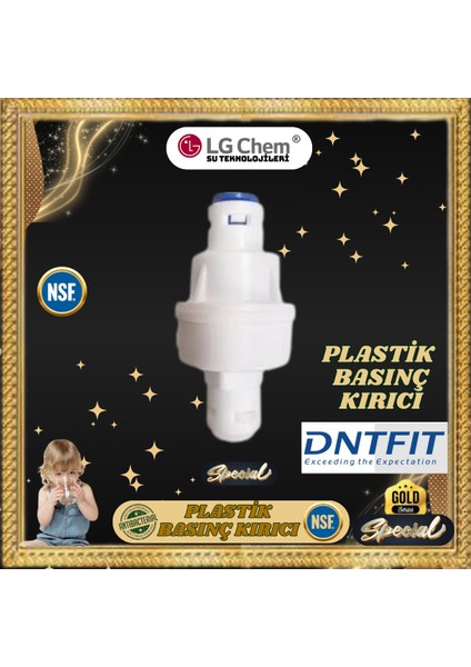 Ligth Gastro Dnt Fıttıngs Plastik Basınç Kırıcı. Quıck Su Arıtma Cihazları Için fiyatları