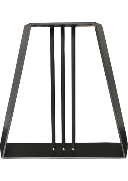 Metal Tasarım Sehpa Ayağı Siyah Renk 1 Takım