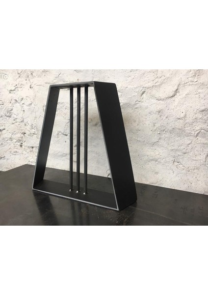 Metal Tasarım Sehpa Ayağı Siyah Renk 1 Takım fırsatları