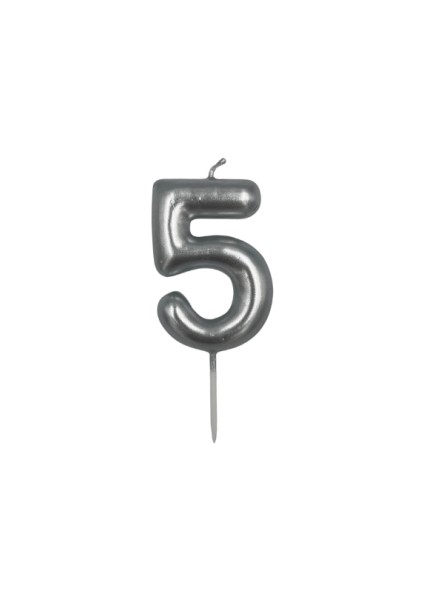 mum Rakam 5 Yaş Gümüş Lüks