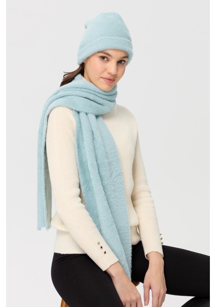 Kadın Triko Afrodit Kaşkol Mint fiyatları