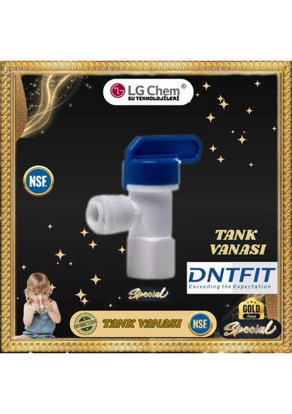 Ligth Gastro Dnt Fıttıngs Tank Vanası Su Arıtma Cihazları Için