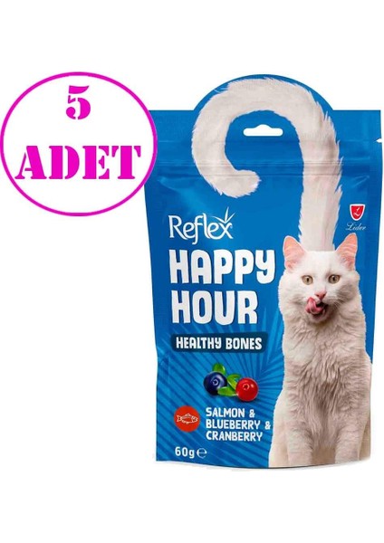 Kedi Ödülü Happy Hour Sağlıklı Kemikleri Destekleyici 60 gr 5 Ad