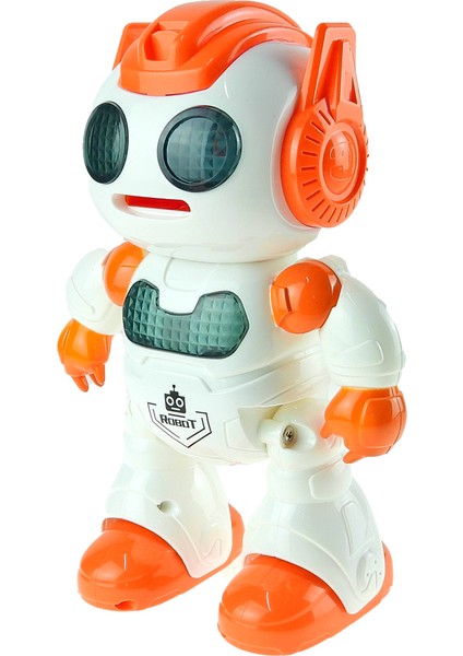 Oyuncak Robot Uzaktan Kumandalı Disk Atan Işıklı Sesli 30 cm
