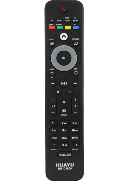 Huayu Kl Phılıps RM-D1000 Smart/ambılıght Tuşlu Lcd-Led Tv Kumandası Blisterli (5024)