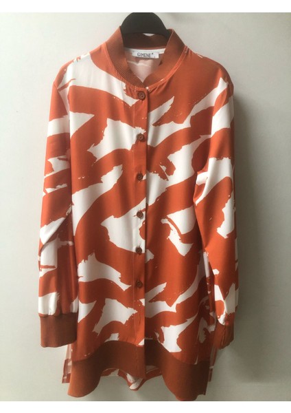 Dubai Gömlek Tunik Dökümlü Ribana Detaylı