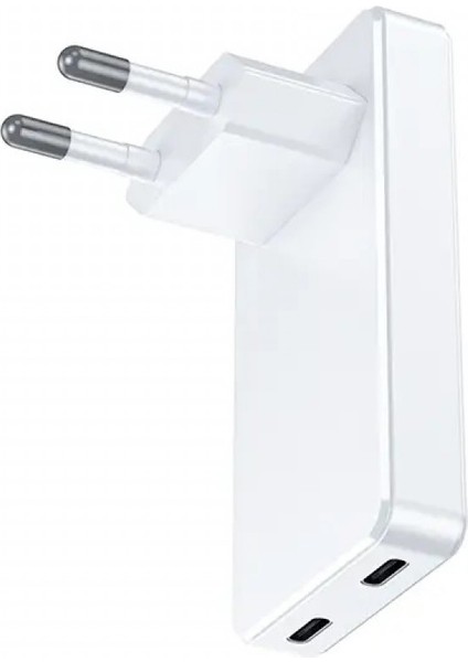 HP-C33 45 Watt Gan Şarj Adaptörü 100 cm Kablo 2-Port Fast Charger Hızlı Şarj Seti