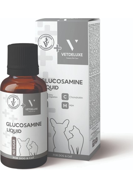 Kedi ve Köpek Kas, Iskelet Destekleyici Glucosamine Damla 100 ml